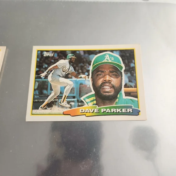 1988 Topps Big #242 Dave Parker - Picture 3 of 3